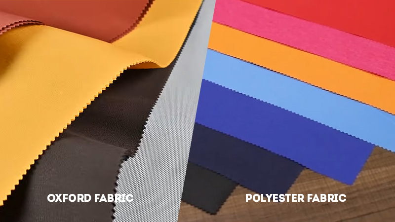 Difference between Oxford and Polyeter Fabric ?