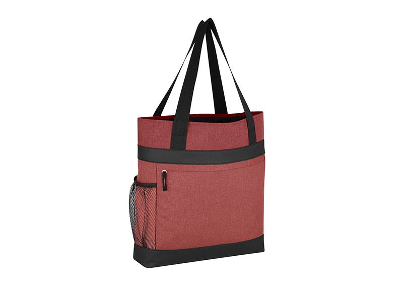 Hidden Zipper Polyester Tote Bag