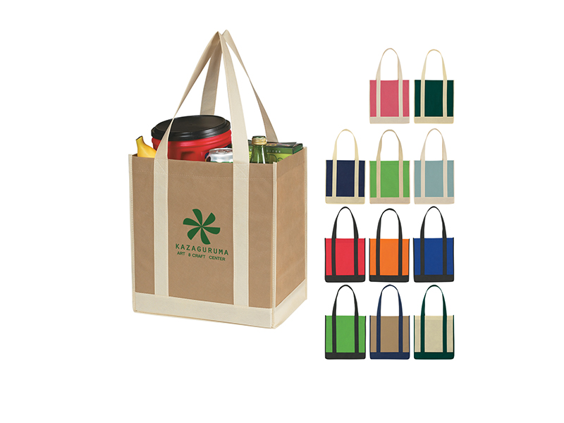 Two-tone Non Woven Tote Bag