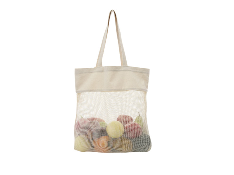 Mesh Cotton Tote Bag